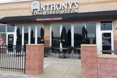 New Castle, PA, Commercial Awnings over Anthony's Coal Fired Pizza