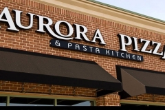 Channel Letter Sign for Aurora Pizza