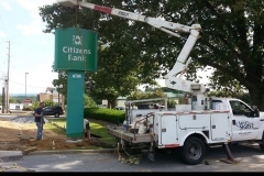 Pylon Signs Installation in New Castle, PA