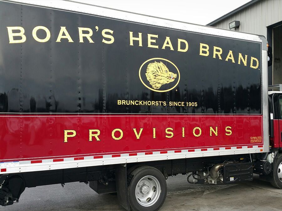 Truck Wrap in Boardman for Boar's Head Truck