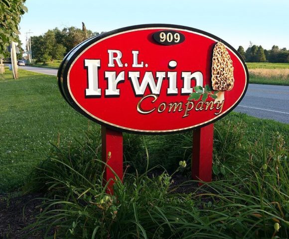 R.L. Irwin Company Business Sign in Westover Hills, DE