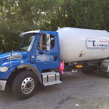 Taylor Oil & Propane Truck Wrap in Pulaski, PA