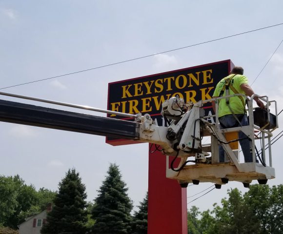 Sign Installation in Kennett Square, PA, New Castle, PA, Boardman, OH and Nearby Cities