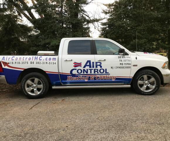 Air Control Truck Wrap in Chadds Ford, PA