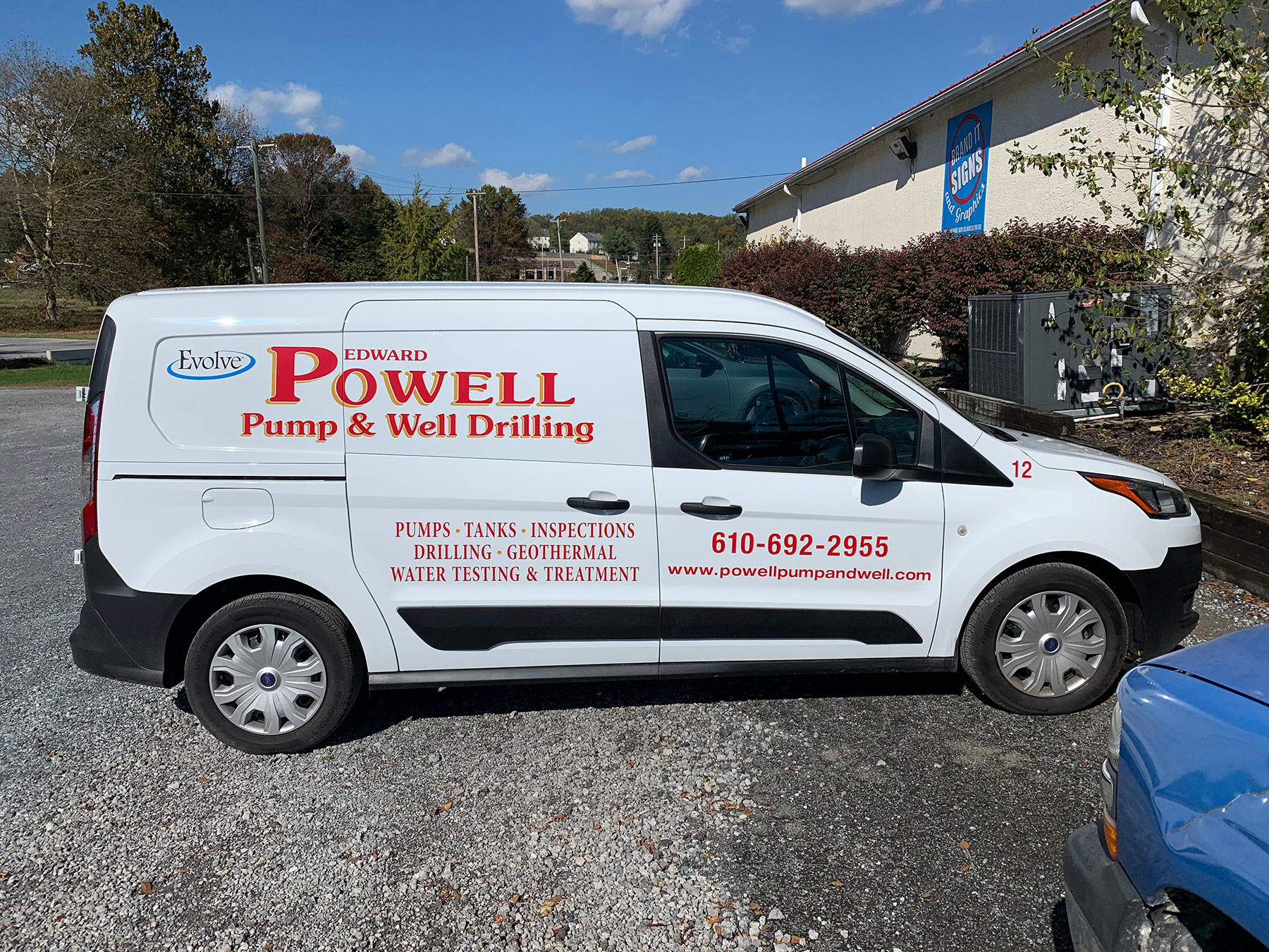 Vehicle Vinyl Wrap on a company van in Hockessin, DE