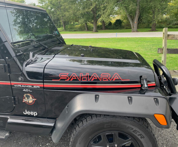 Sahara Jeep Vehicle Vinyl Wrap in Chatham, PA