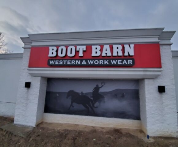 Boot Barn Western & Work Wear Business Sign in Mt. Jackson, PA